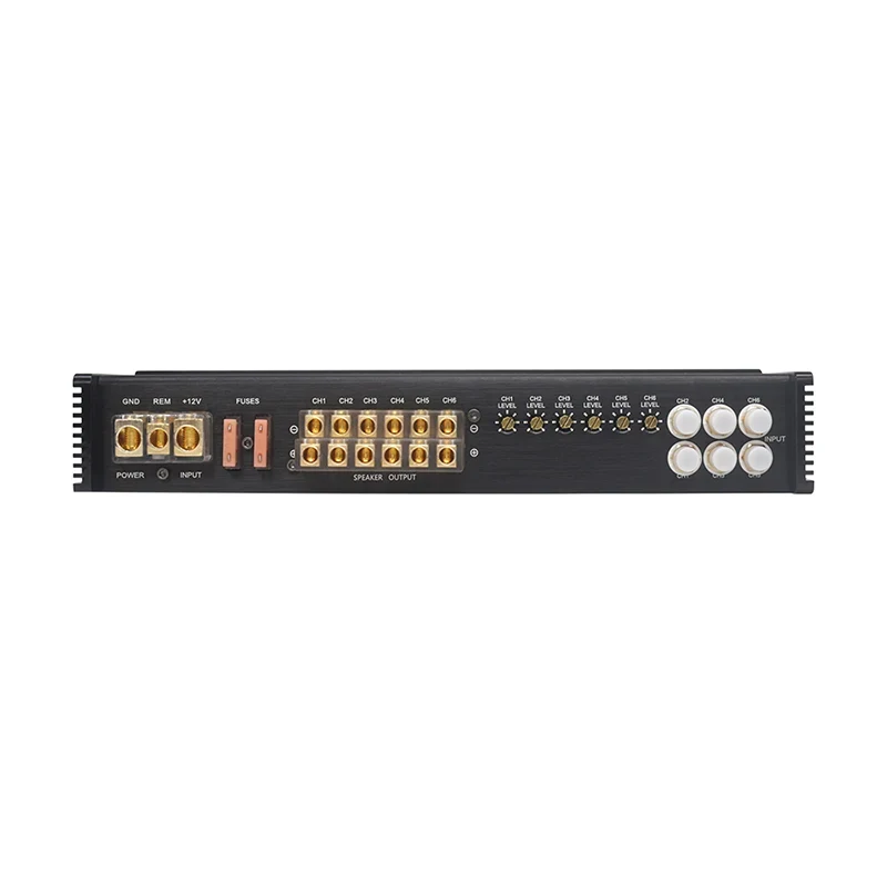 6-Channel Car Amplifier High Power Class AB